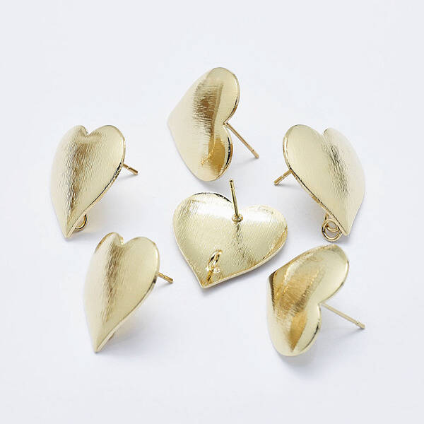 Brass Stud Earring Findings