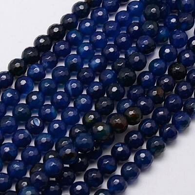 Natural Agate Beads Strand