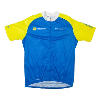 OWAYO Cycling Full Zip Mens Jersey Blue XL