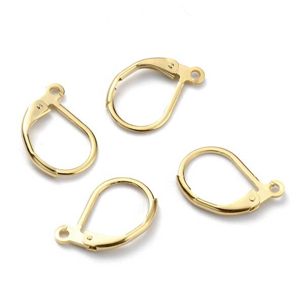 Brass Leverback Earring Findings