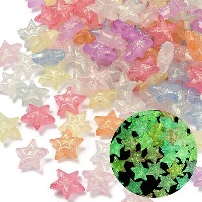 Luminous Transparent Acrylic Beads