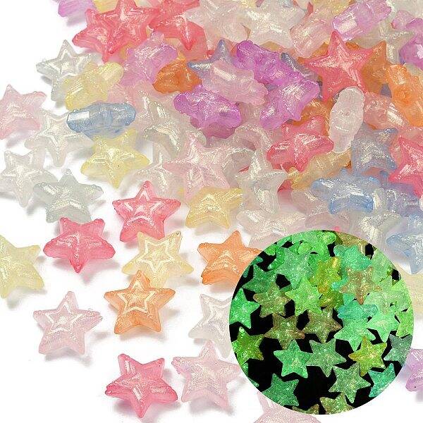 Luminous Transparent Acrylic Beads
