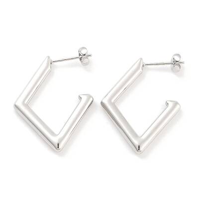 Non-Tarnish 304 Stainless Steel Stud Earrings for Women