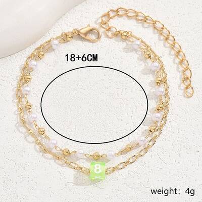 Boho Starfish Charm Multi-layer Anklets for Women