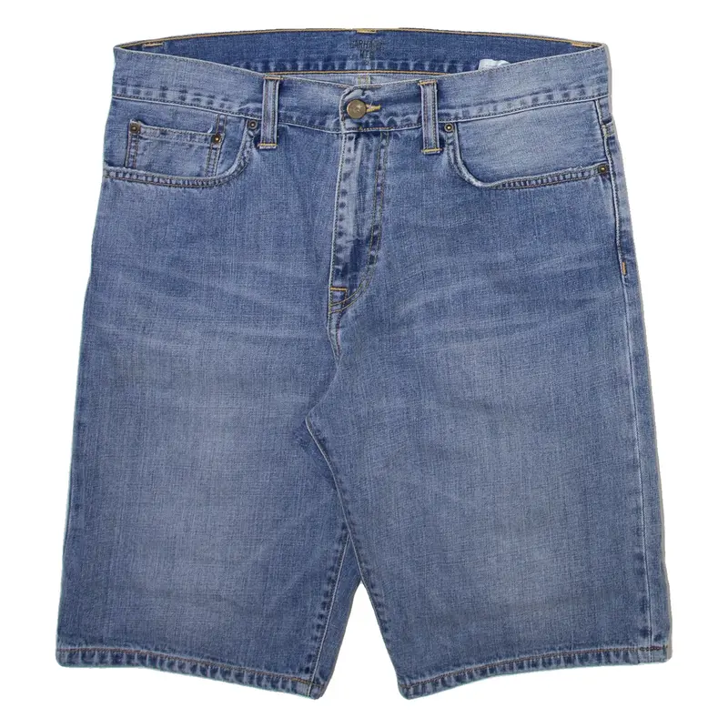 CARHARTT WIP Mens Denim Shorts Blue M W32