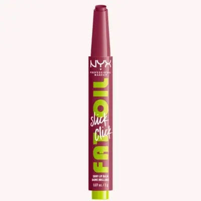 NYX Professional Makeup Fat Oil Slick Click Tinted Lip Balm Color In The Drafts 2 g