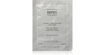 Depot No. 806 Toning & Revitalizing Face Mask For Men 12X13 Ml
