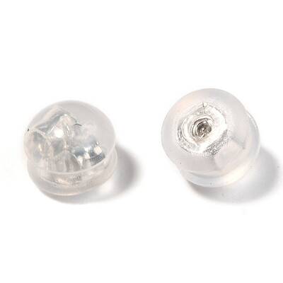 316 Surgical Stainless Steel Ear Nuts