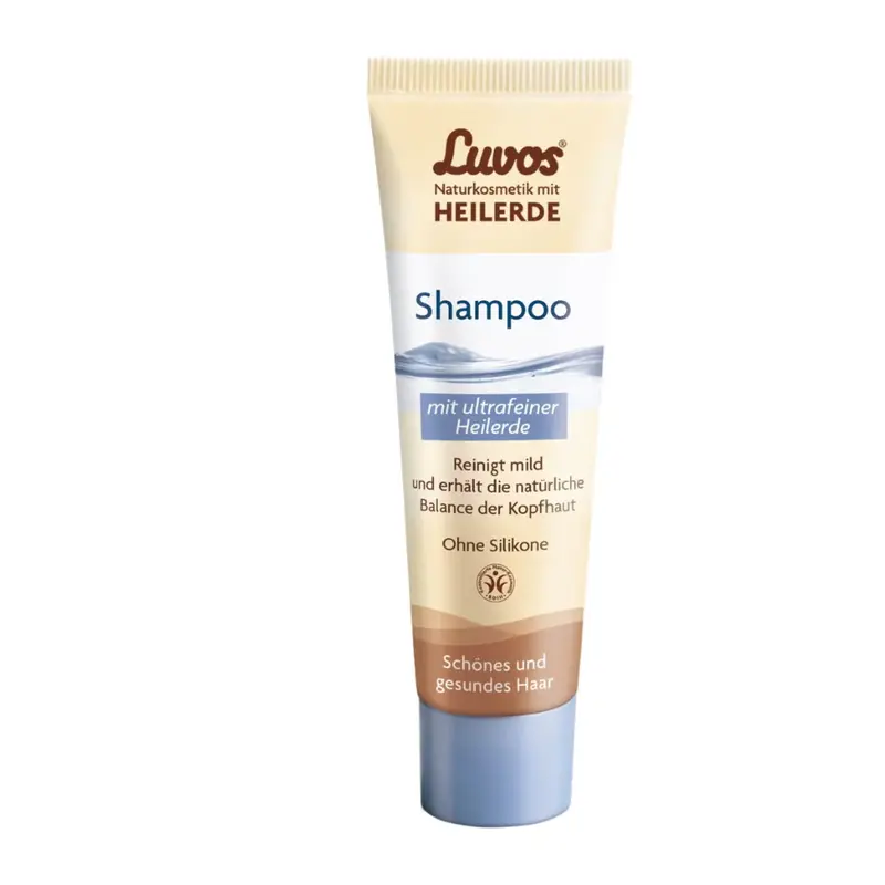 Luvos Shampoo with Healing Clay, 30 ml