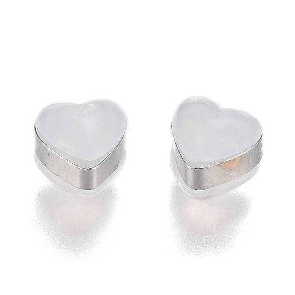 Heart Silicone Ear Nuts