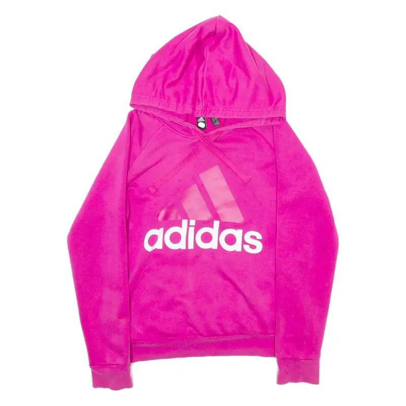 ADIDAS Girls Pink Hoodie S