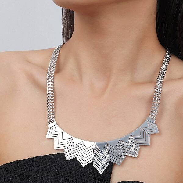304 Stainless Steel Bib Necklaces