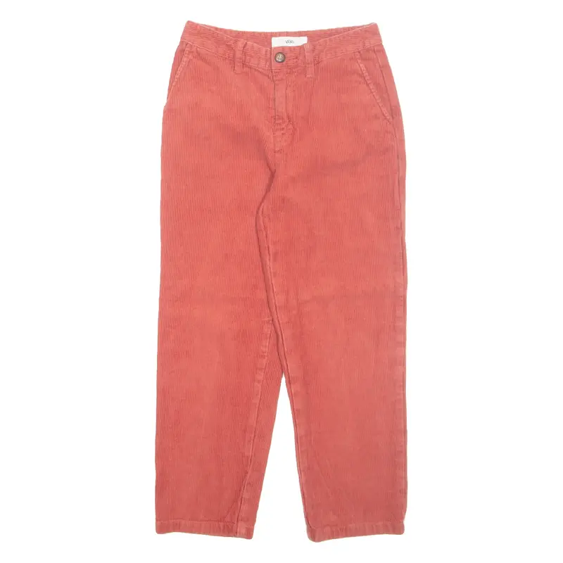 VANS Chino Mens Corduroy Trousers Orange Regular Tapered W26 L25