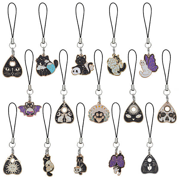 Alloy Enamel Pendant Mobile Straps