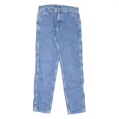 CARHARTT WIP Ruck Pant Carpenter Workwear Mens Jeans Blue Tapered W30 L32