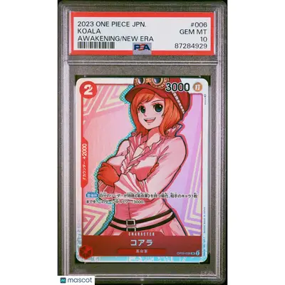 PSA 2023 One Piece CCG Koala #006 Japanese 10