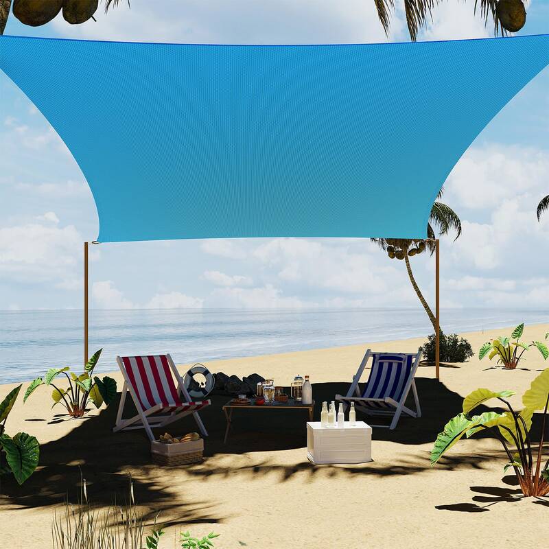 Garvee UV Block Sun Shade Sail Rectangle Canopy for Outdoor Patio – Heavy Duty Awning for Backyard, Deck, Garden – Durabl...