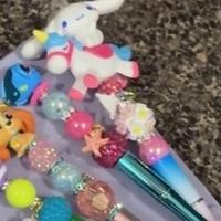 Special Beadable Pen (Claim on Live) Beaded Pen with Colorful Bead Theme, Assorted Beads for Creative Writing & Crafting, Fun...