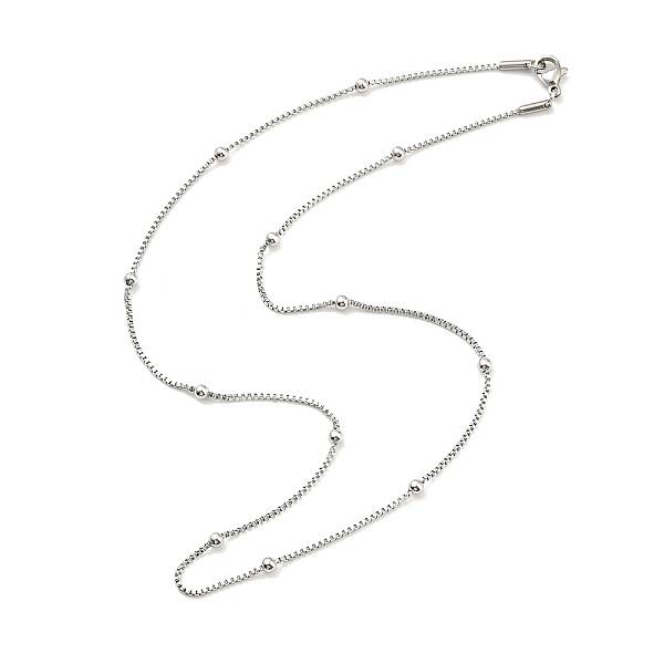 Non-Tarnish 304 Stainless Steel Satellite Chain Necklaces