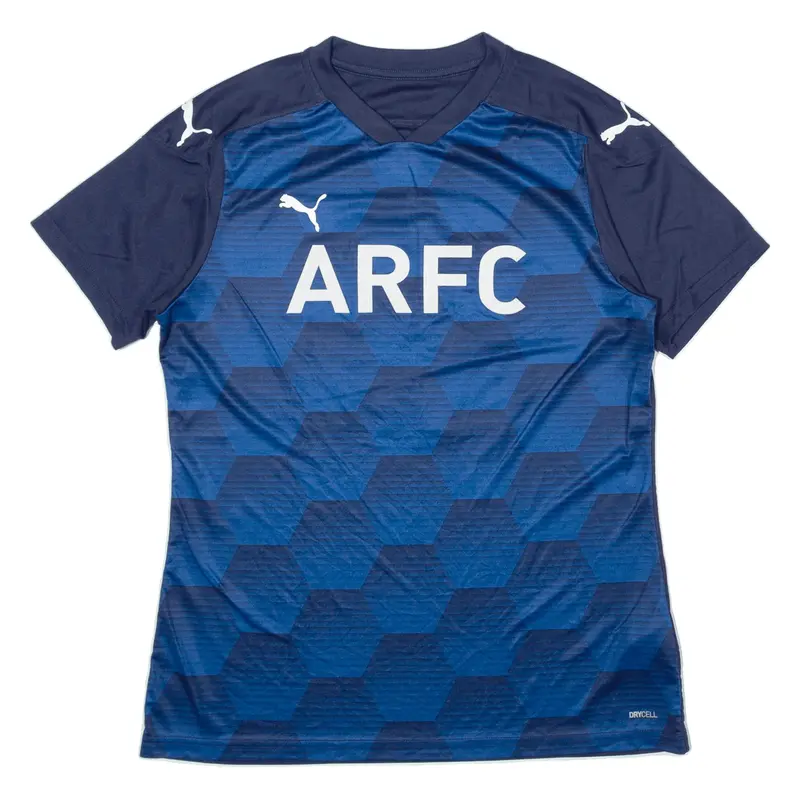 PUMA ARFC Jersey Blue V-Neck Short Sleeve Boys L