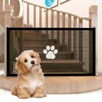 Expandable Security Pet Gate, Durable Paws Mesh Gate for Indoor and Outdoor Use, Adjustable, Portable, Easy To Install, Home ...