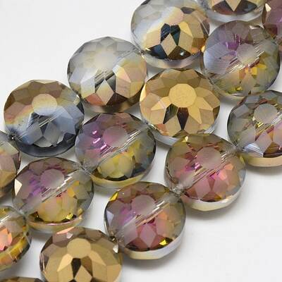 Electroplate Glass Beads Strands