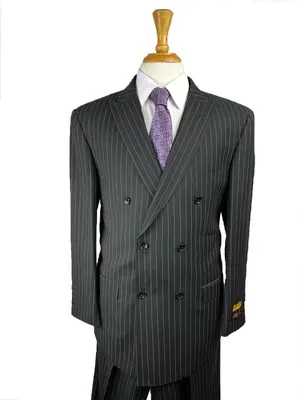 Blk/Wht - Mens Wholesale Suit