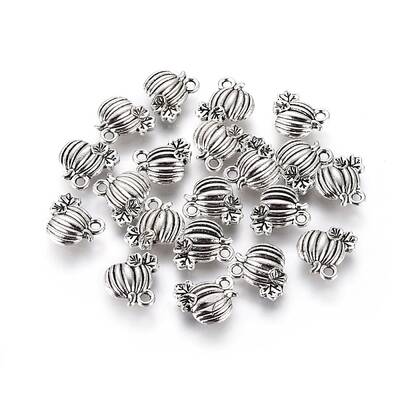 Pumpkin Tibetan Style Zinc Alloy Charms