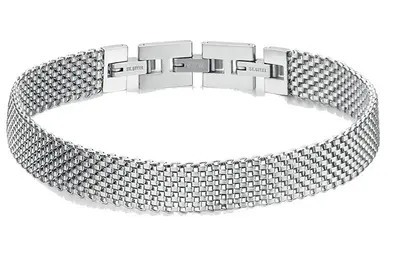 Brosway Bracciale In Acciaio Per Uomo Mesh Riptide Btd031