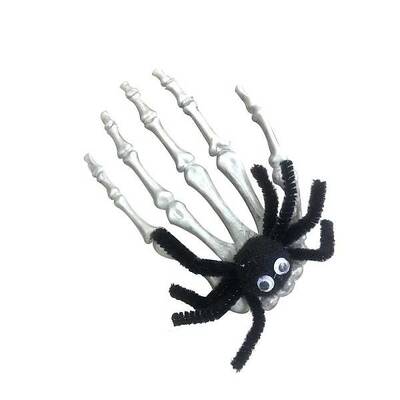 Halloween Skeleton Hands Plastic Alligator Hair Clips