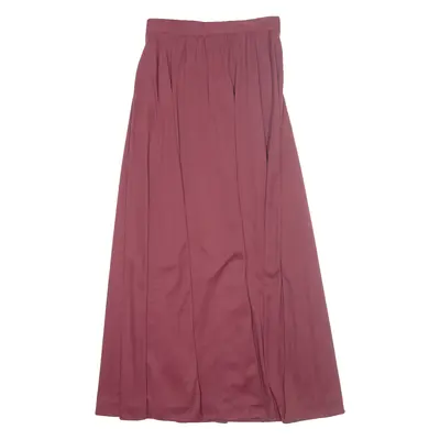 SUSAN SANDERS Womens A-Line Skirt Red Long M