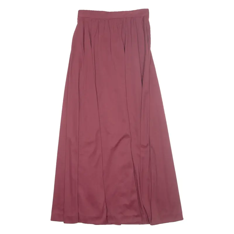 SUSAN SANDERS Womens A-Line Skirt Red Long M