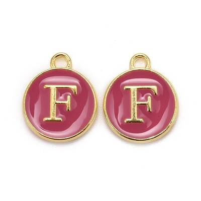 Golden Plated Alloy Enamel Charms
