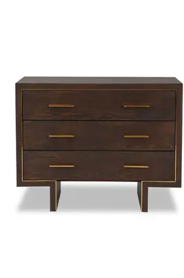 Dark Brown Rectangular Chest | Liang & Eimil Tigur