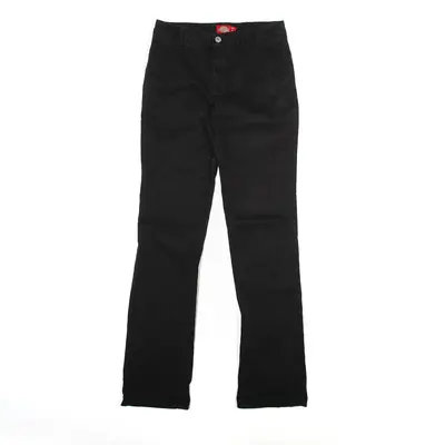DICKIES Trousers Black Slim Straight Womens W26 L29