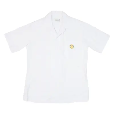 Mens Plain Shirt White L