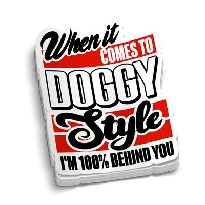 Behind You - Hard Hat Decal