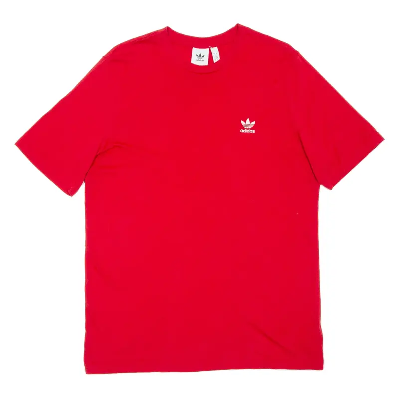 ADIDAS Womens T-Shirt Red L