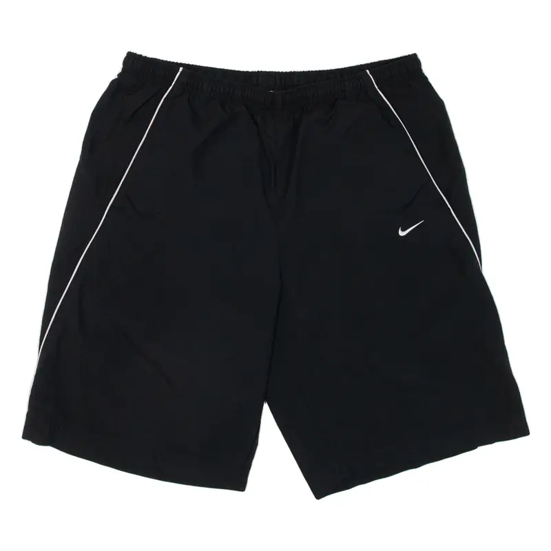 NIKE Mesh Lining Mens Swimming Shorts Black Relaxed M W32