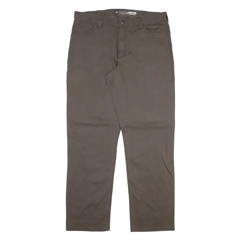CARHARTT Mens Trousers Grey Relaxed Straight W36 L32