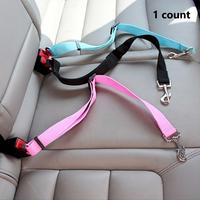 Random Color Adjustable Pet Seat Belt Leash, Durable Car Safety Leash for Small Dogs, Scalable Dog Traction Rope for Car Seat...