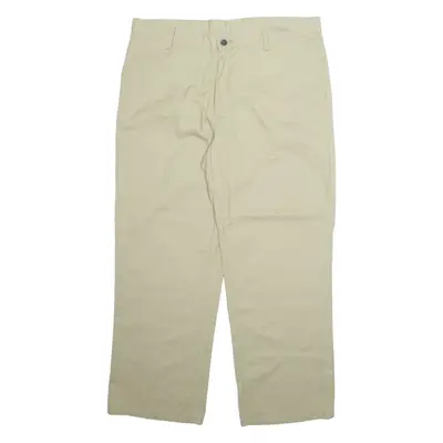 DICKIES Workwear Mens Trousers Beige Loose Straight W38 L30