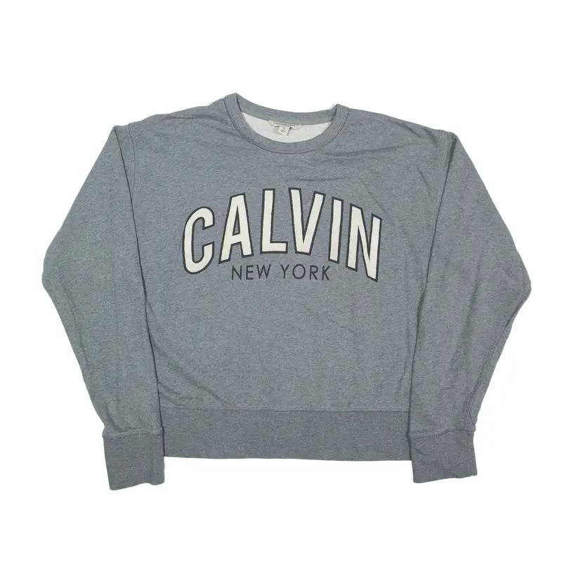 CALVIN KLEIN New York USA Sweatshirt Grey Womens XL