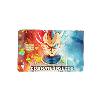 VEGETA COBRATE INSECTO debit card sticker