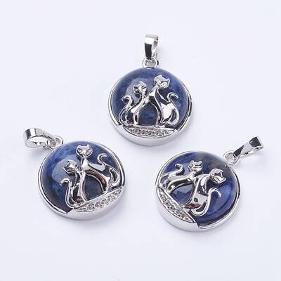 Natural Sodalite Pendants