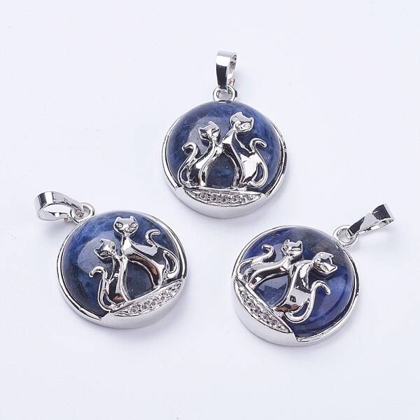Natural Sodalite Pendants
