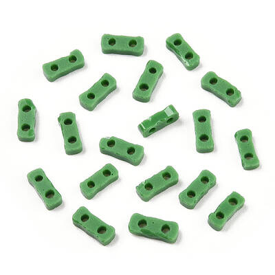 2-Hole Baking Paint Glass Seed Beads