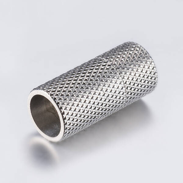 Tarnish Resistant 304 Stainless Steel Magnetic Clasps with Glue-in Ends