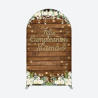 Aperturee Feliz Cumpleanos Mama Mothers Day Arch Backdrop | Wedding Arch Backdrop | Circle Arch Backdrop Diy | Chiara Arch Ba...