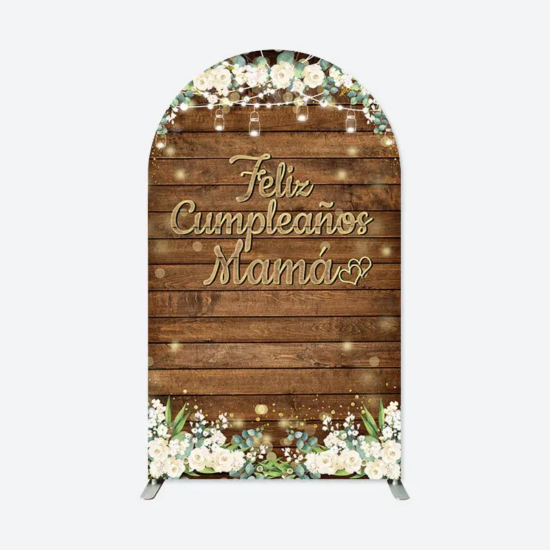Aperturee Feliz Cumpleanos Mama Mothers Day Arch Backdrop | Wedding Arch Backdrop | Circle Arch Backdrop Diy | Chiara Arch Ba...